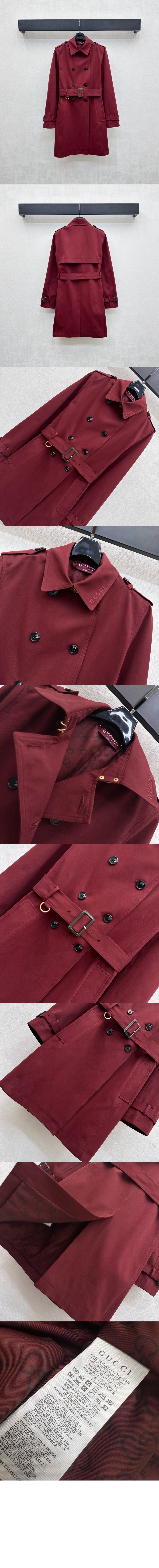 미러급레플리카사이트 | 명품레플리카 전문 쇼핑몰  | 퍼스트원 - 더블 개버딘 트렌치 코트 &gt; 구찌