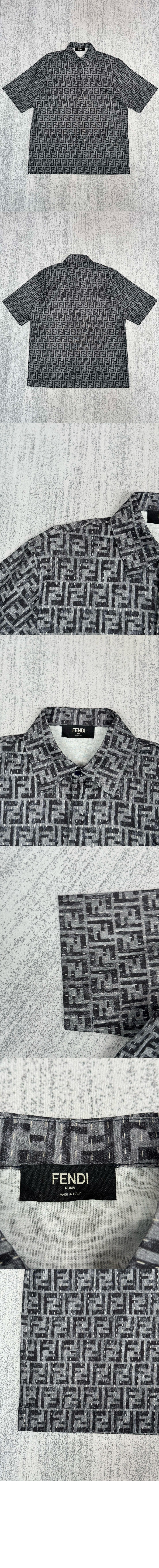 미러급레플리카사이트 | 명품레플리카 전문 쇼핑몰  | 퍼스트원 - 탑스티치 블루 FF 데님 셔츠 &gt; 펜디