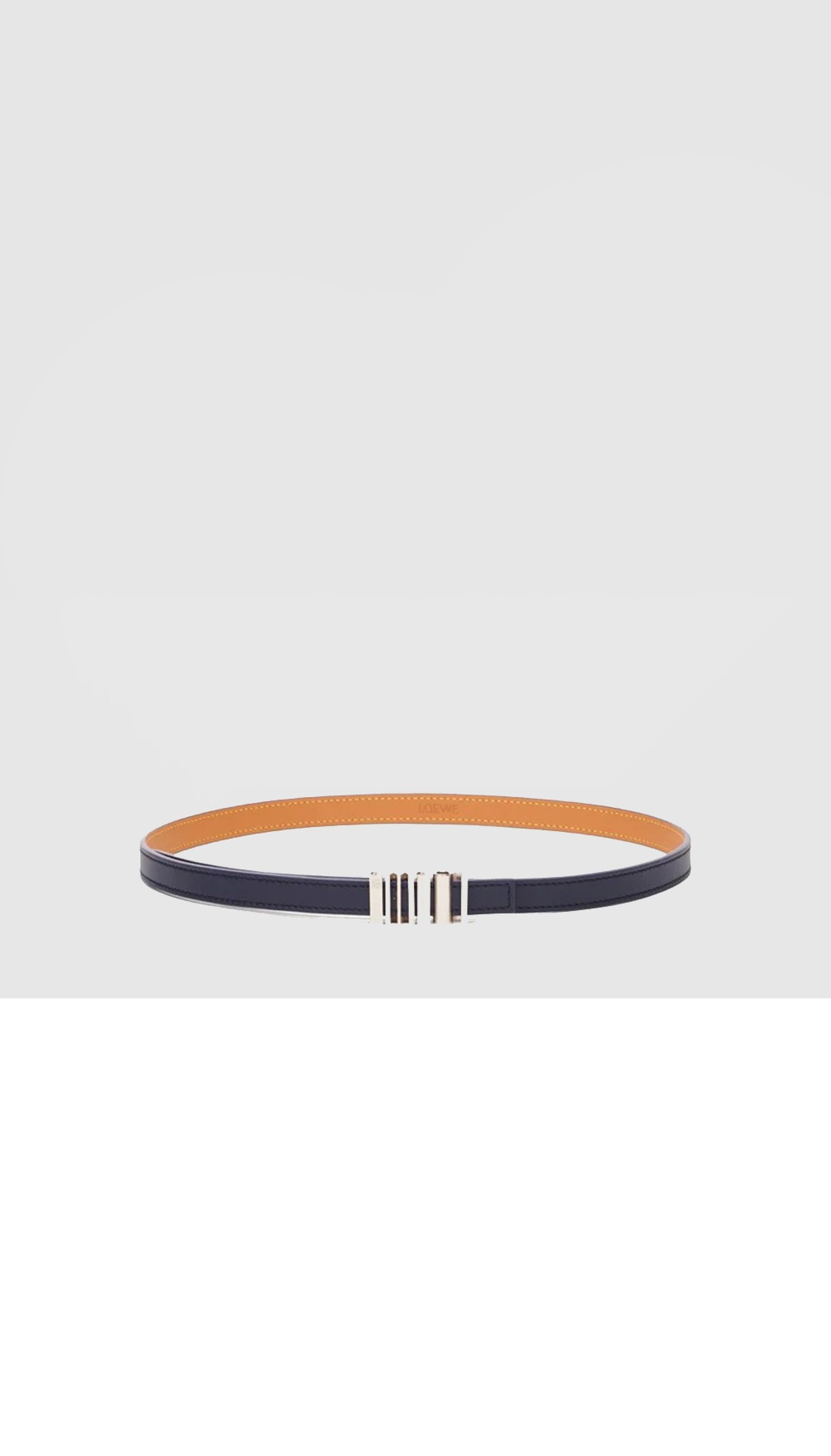 미러급레플리카사이트 | 명품레플리카 전문 쇼핑몰  | 퍼스트원 - 클래식 송아지 가죽의 둥근 소프트 벨트 &gt; 로에베