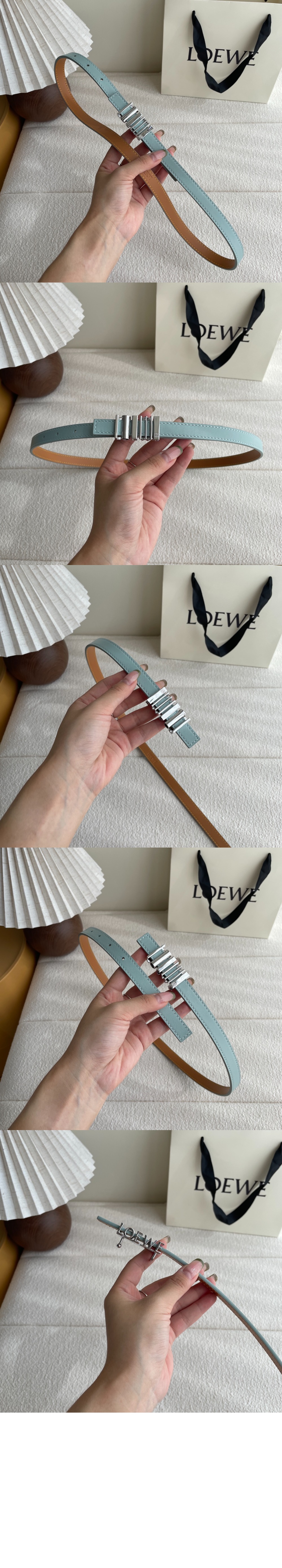 미러급레플리카사이트 | 명품레플리카 전문 쇼핑몰  | 퍼스트원 - 클래식 송아지 가죽의 둥근 소프트 벨트 &gt; 로에베