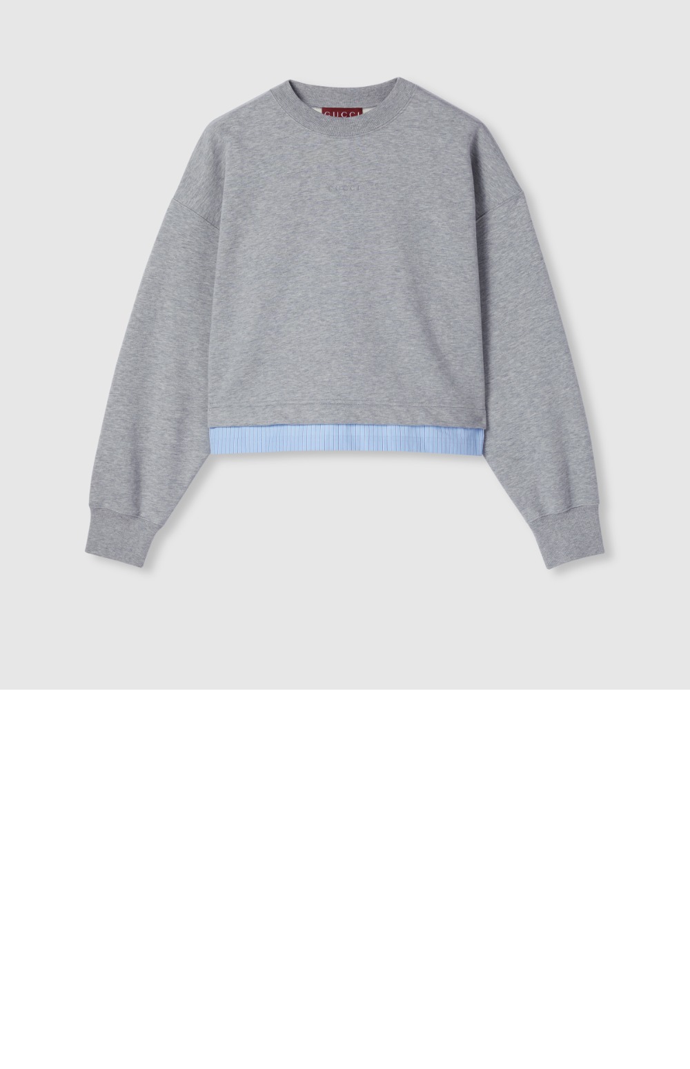 미러급레플리카사이트 | 명품레플리카 전문 쇼핑몰  | 퍼스트원 - 자수 코튼 스웨트셔츠 &gt; 구찌