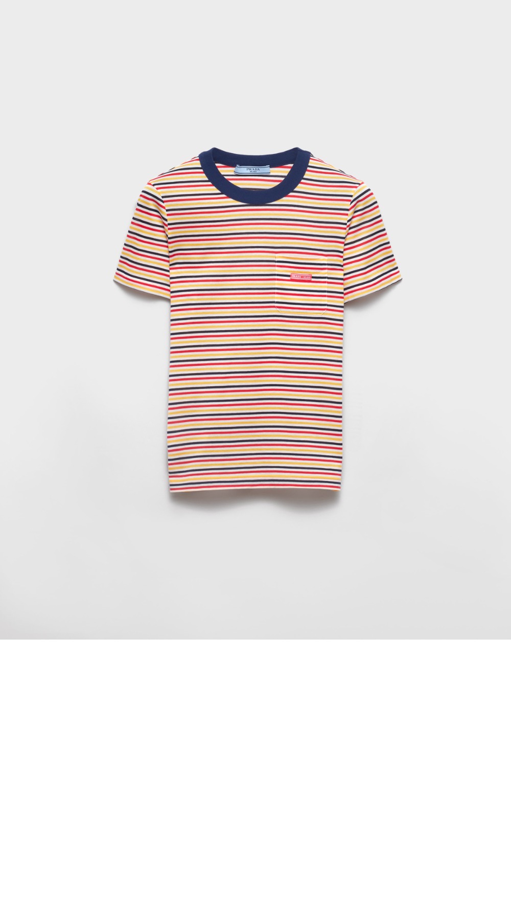 미러급레플리카사이트 | 명품레플리카 전문 쇼핑몰  | 퍼스트원 - 스트라이프 라일 코튼 티셔츠 &gt; 프라다