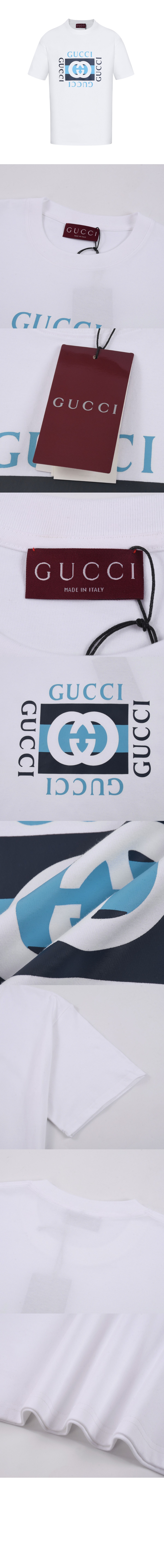 미러급레플리카사이트 | 명품레플리카 전문 쇼핑몰  | 퍼스트원 - 프린트 코튼 저지 티셔츠 &gt; 구찌