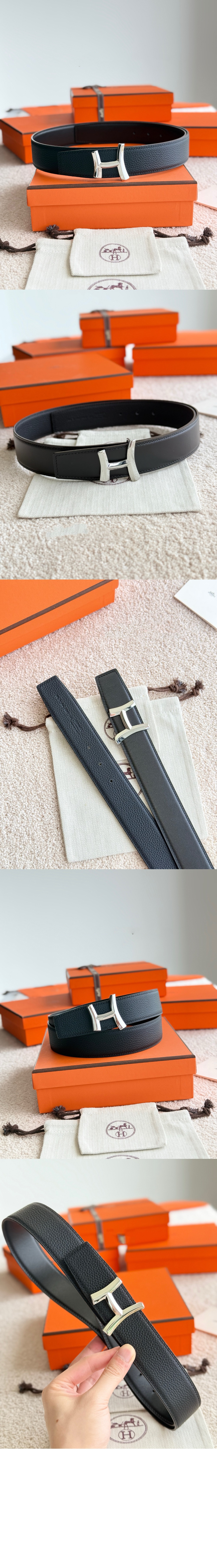 미러급레플리카사이트 | 명품레플리카 전문 쇼핑몰  | 퍼스트원 - 버클 및 리버서블 가죽 스트랩 벨트 &gt; 에르메스
