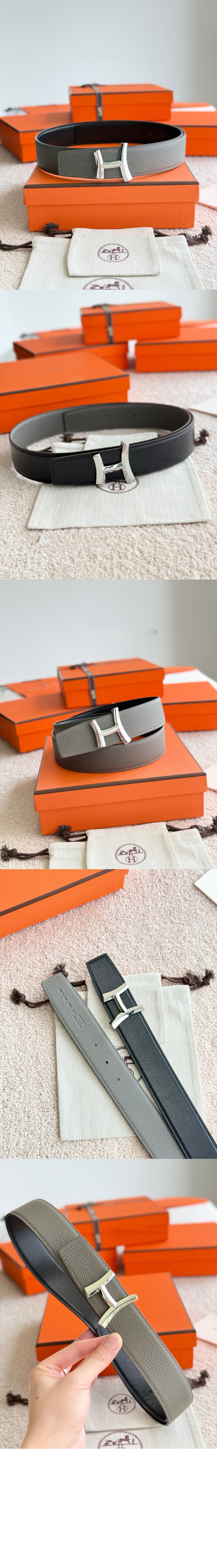 미러급레플리카사이트 | 명품레플리카 전문 쇼핑몰  | 퍼스트원 - 버클 및 리버서블 가죽 스트랩 벨트 &gt; 에르메스