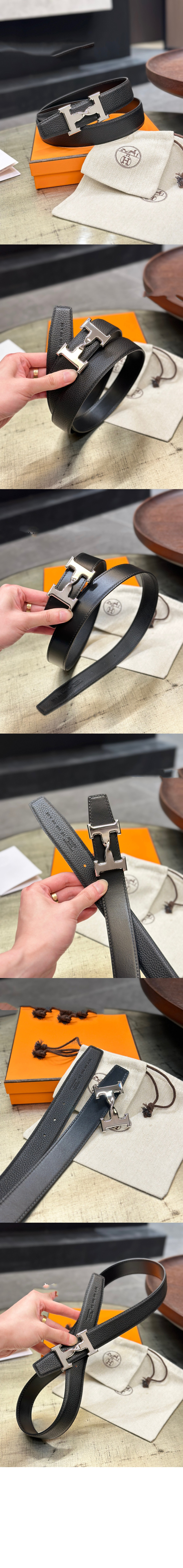 미러급레플리카사이트 | 명품레플리카 전문 쇼핑몰  | 퍼스트원 - 에이치트위스트 버클 양면 가죽 벨트 &gt; 에르메스