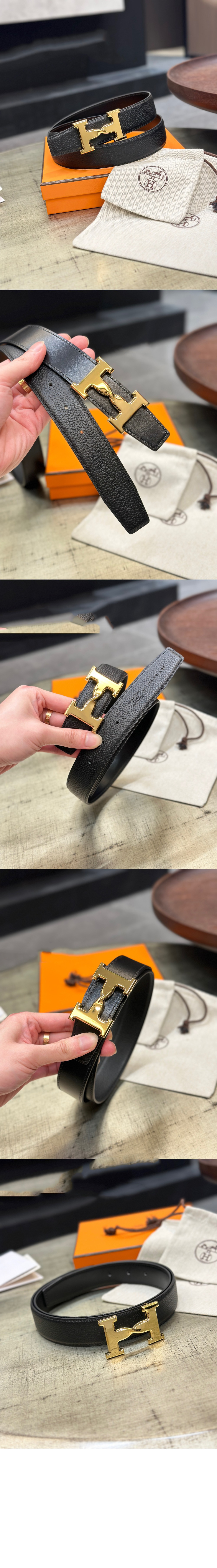미러급레플리카사이트 | 명품레플리카 전문 쇼핑몰  | 퍼스트원 - 에이치트위스트 버클 양면 가죽 벨트 &gt; 에르메스