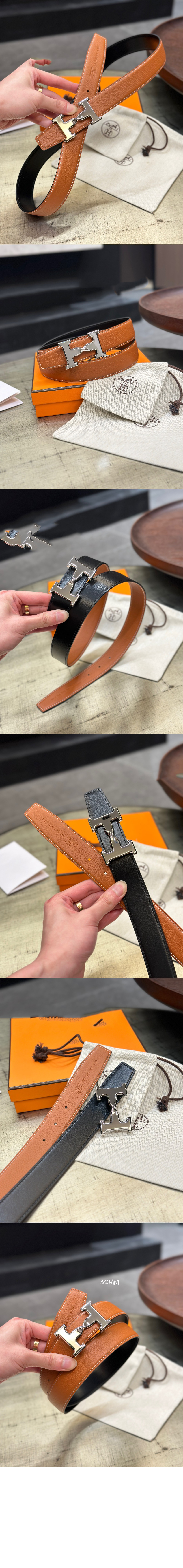 미러급레플리카사이트 | 명품레플리카 전문 쇼핑몰  | 퍼스트원 - 에이치트위스트 버클 양면 가죽 벨트 &gt; 에르메스