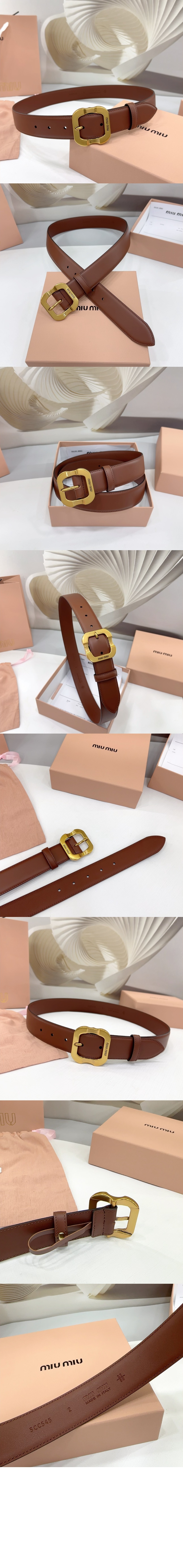 미러급레플리카사이트 | 명품레플리카 전문 쇼핑몰  | 퍼스트원 - 가죽 벨트 5CC663 &gt; 미우미우