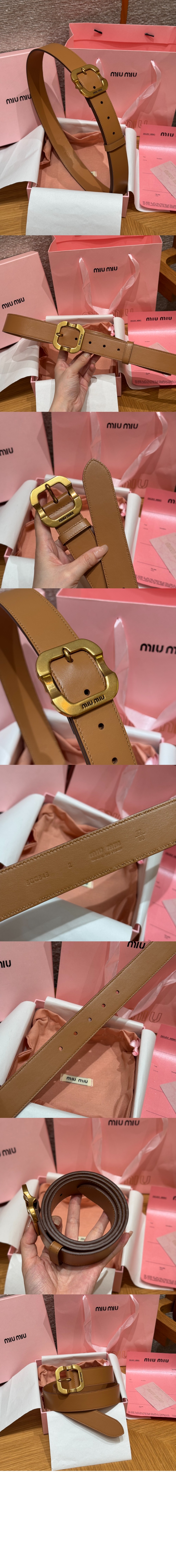 미러급레플리카사이트 | 명품레플리카 전문 쇼핑몰  | 퍼스트원 - 가죽 벨트 5CC663 &gt; 미우미우