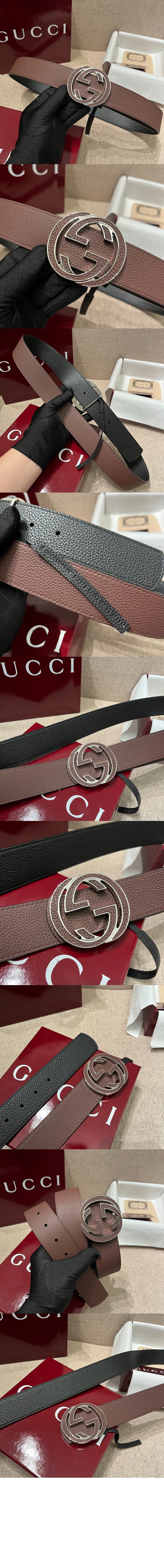 미러급레플리카사이트 | 명품레플리카 전문 쇼핑몰  | 퍼스트원 - 인터로킹 G 버클 리버서블 벨트 812273 &gt; 구찌