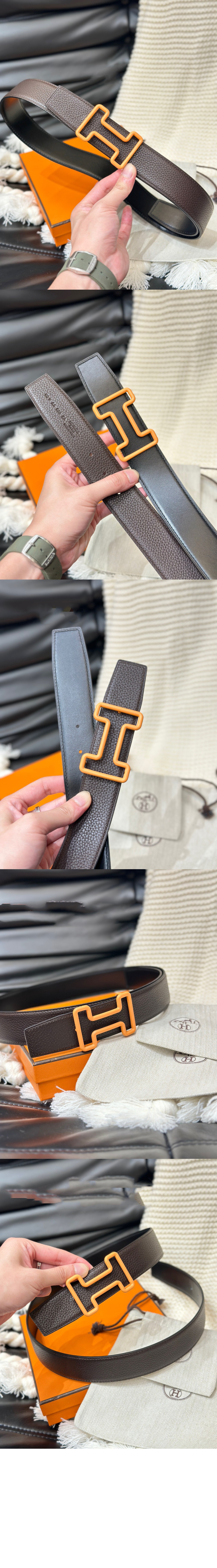 미러급레플리카사이트 | 명품레플리카 전문 쇼핑몰  | 퍼스트원 - Tonight Color 벨트 버클 리버서블 가죽 스트랩 &gt; 에르메스
