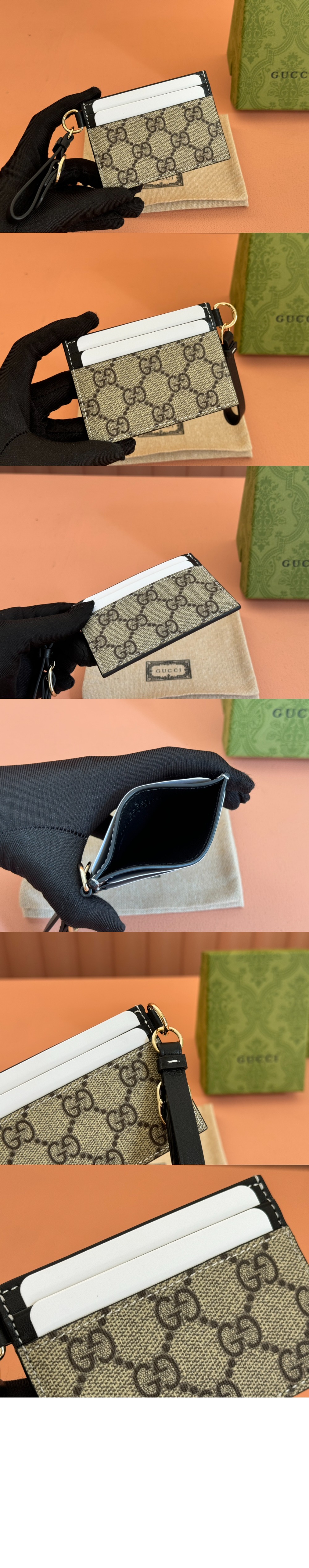 미러급레플리카사이트 | 명품레플리카 전문 쇼핑몰  | 퍼스트원 - GG 엠블럼 스트랩 카드 케이스 819121 &gt; 구찌