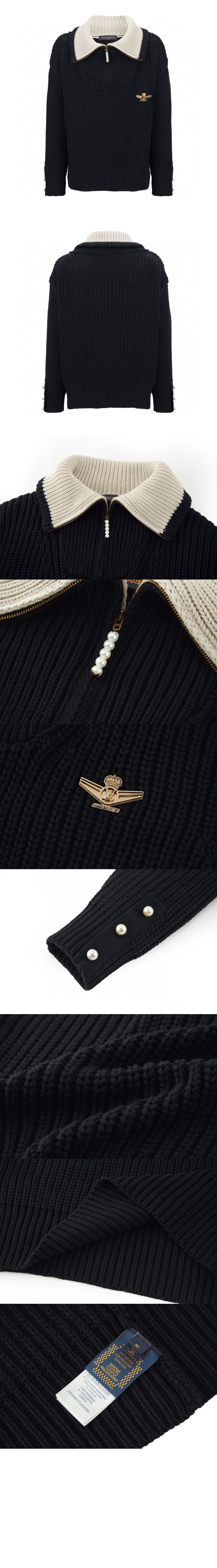 미러급레플리카사이트 | 명품레플리카 전문 쇼핑몰  | 퍼스트원 - 청키 울 블렌드 하프 지퍼 풀오버 &gt; 루이비통