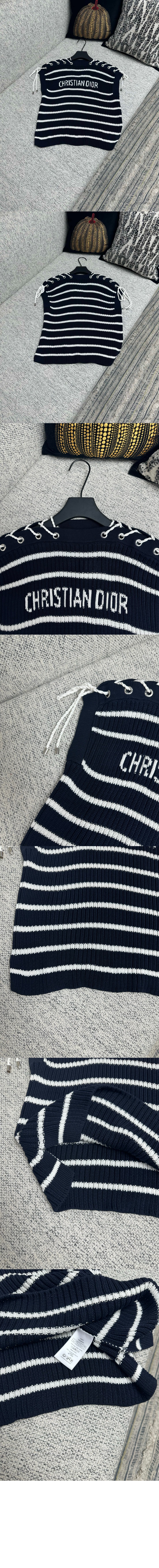 미러급레플리카사이트 | 명품레플리카 전문 쇼핑몰  | 퍼스트원 - Dioriviera 레이스업 캡 슬리브 스웨터 &gt; 디올