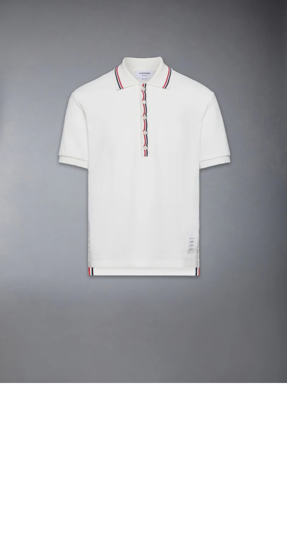 미러급레플리카사이트 | 명품레플리카 전문 쇼핑몰  | 퍼스트원 - 코튼 와플 리브 커프 폴로 &gt; 톰브라운