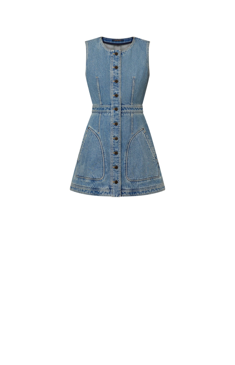 미러급레플리카사이트 | 명품레플리카 전문 쇼핑몰  | 퍼스트원 - 버튼 프론트 데님 드레스 &gt; 루이비통