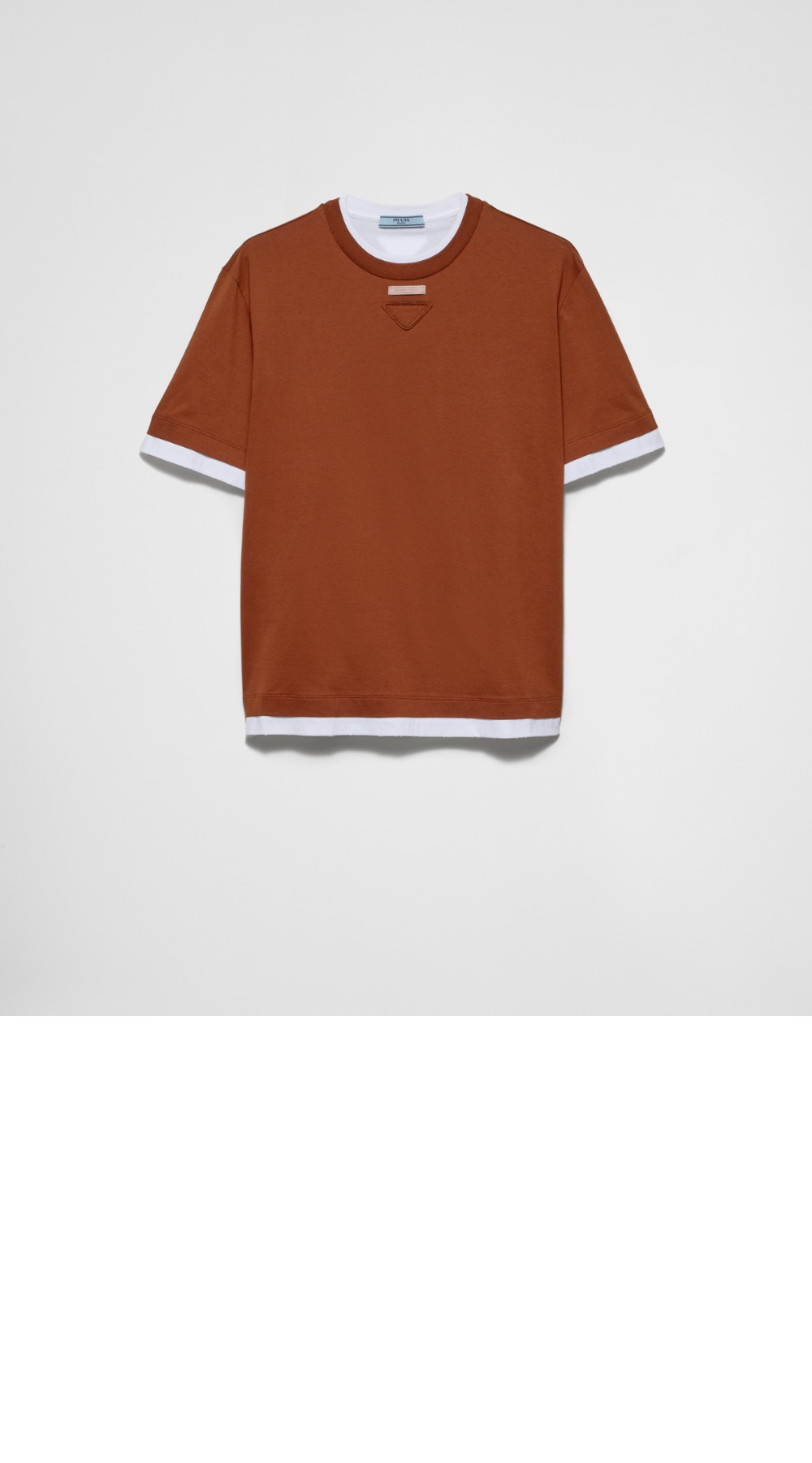미러급레플리카사이트 | 명품레플리카 전문 쇼핑몰  | 퍼스트원 - 코튼 저지 티셔츠 &gt; 프라다