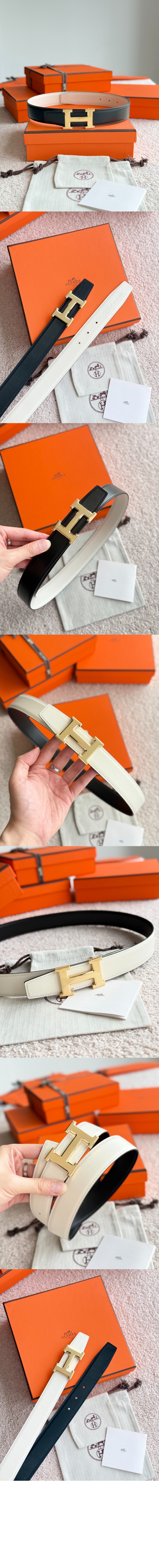 미러급레플리카사이트 | 명품레플리카 전문 쇼핑몰  | 퍼스트원 - H Striee 벨트 버클 리버서블 가죽 스트랩 &gt; 에르메스