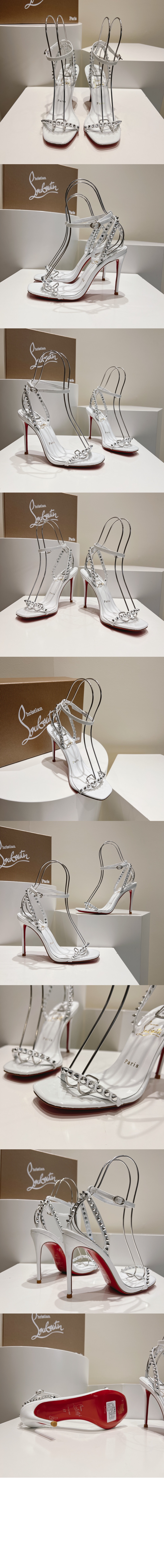 미러급레플리카사이트 | 명품레플리카 전문 쇼핑몰  | 퍼스트원 - 일자 스터드 힐 샌들 3220013 &gt; 루부탱