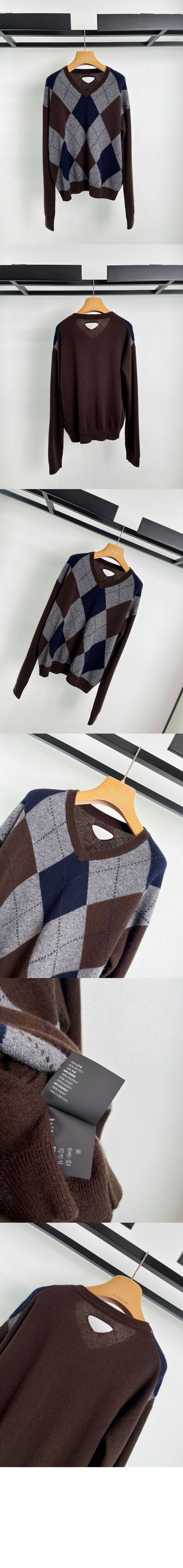 미러급레플리카사이트 | 명품레플리카 전문 쇼핑몰  | 퍼스트원 - 브이넥 캐시미어 스웨터 &gt; 프라다