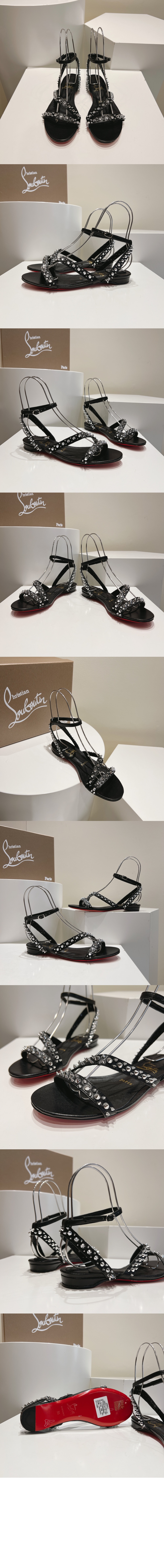 미러급레플리카사이트 | 명품레플리카 전문 쇼핑몰  | 퍼스트원 - 스터드 플랫 샌들 3220806 &gt; 루부탱