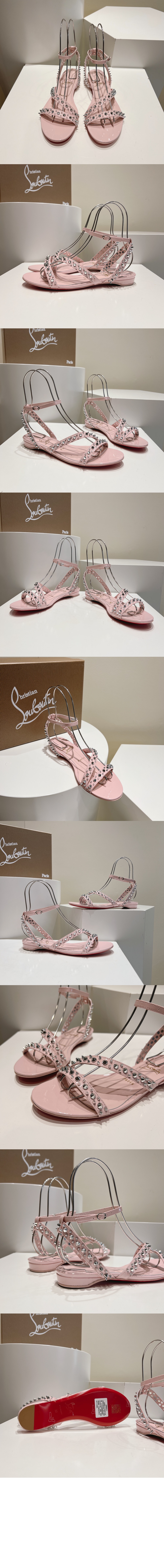 미러급레플리카사이트 | 명품레플리카 전문 쇼핑몰  | 퍼스트원 - 스터드 플랫 샌들 3220806 &gt; 루부탱