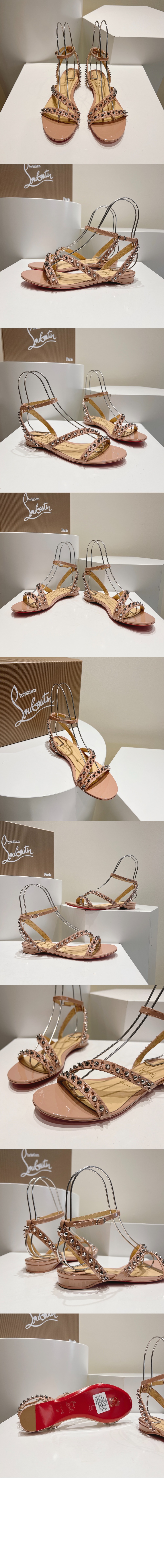 미러급레플리카사이트 | 명품레플리카 전문 쇼핑몰  | 퍼스트원 - 스터드 플랫 샌들 3220806 &gt; 루부탱