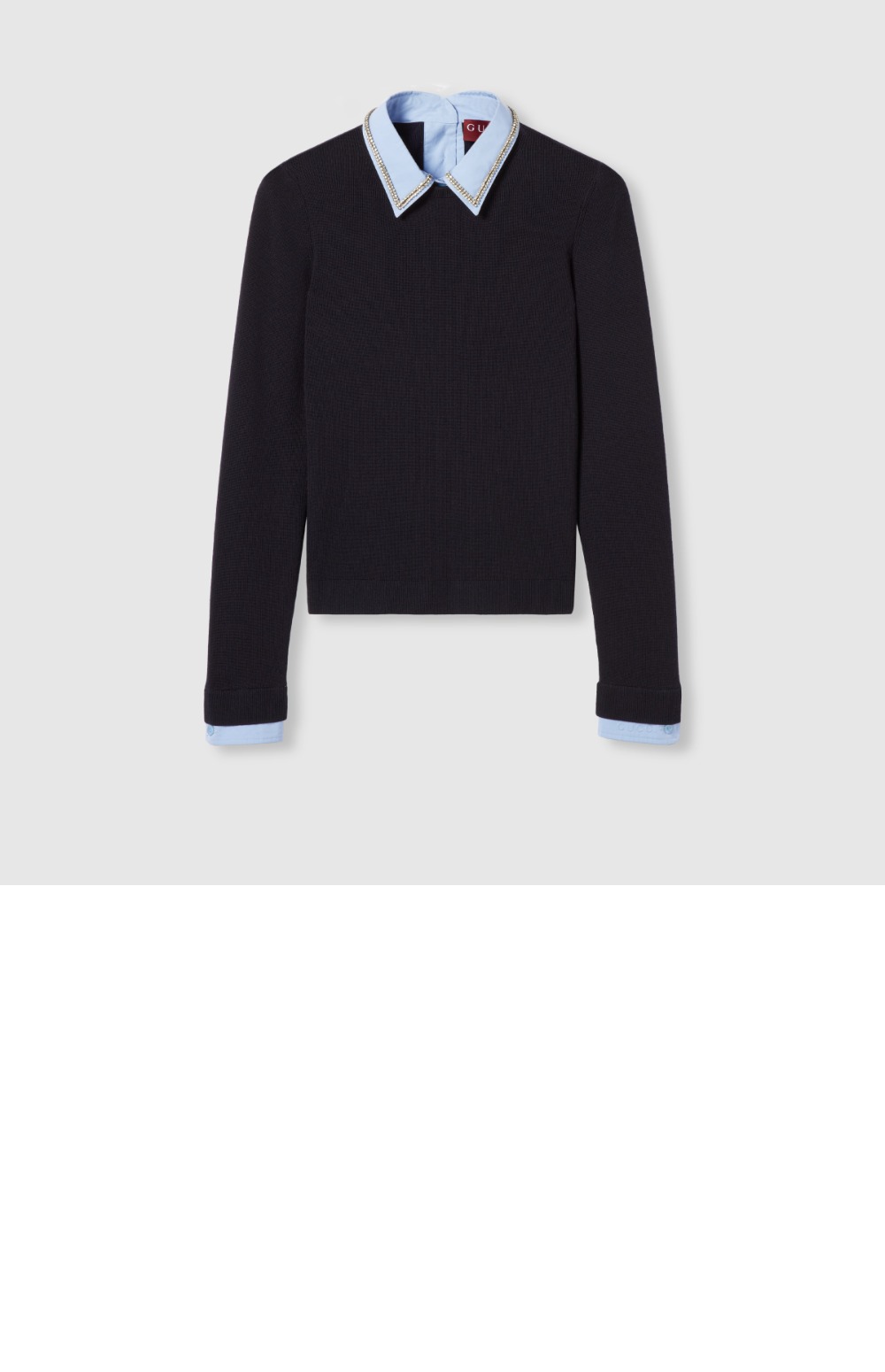 미러급레플리카사이트 | 명품레플리카 전문 쇼핑몰  | 퍼스트원 - 자수가 있는 울 스웨터 &gt; 구찌