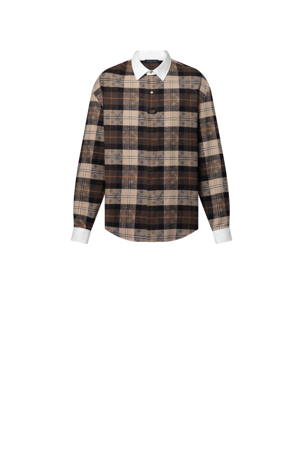 미러급레플리카사이트 | 명품레플리카 전문 쇼핑몰  | 퍼스트원 - 모노그램 플란넬 롱 슬리브드 폴로 셔츠 &gt; 루이비통