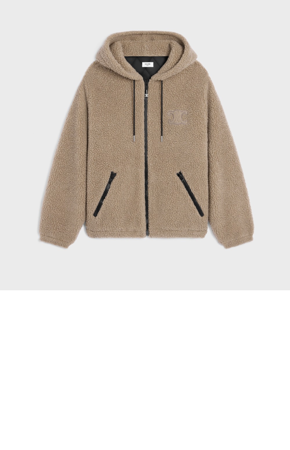 미러급레플리카사이트 | 명품레플리카 전문 쇼핑몰  | 퍼스트원 - 후드 재킷 울 코튼 플리스 &gt; 셀린느