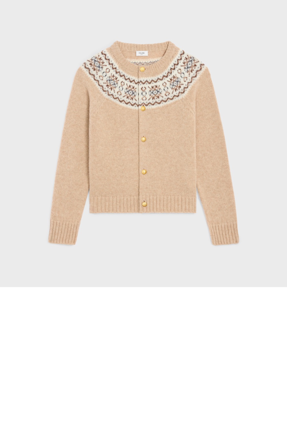 미러급레플리카사이트 | 명품레플리카 전문 쇼핑몰  | 퍼스트원 - 가디건 트리옹프 페어 아일 울 &gt; 셀린느