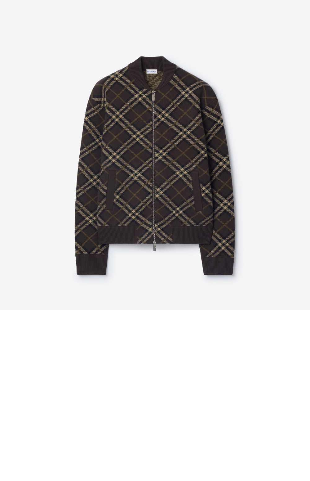 미러급레플리카사이트 | 명품레플리카 전문 쇼핑몰  | 퍼스트원 - 체크 울 캐시미어 보머 재킷 &gt; 버버리