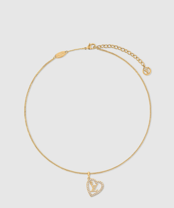 마이 LV 하트 목걸이 M02389