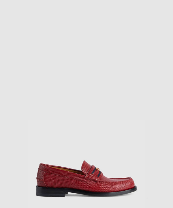 리자드 가죽 로퍼 707698