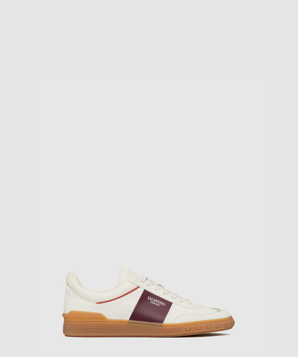 송아지 가죽 로우탑 스니커즈