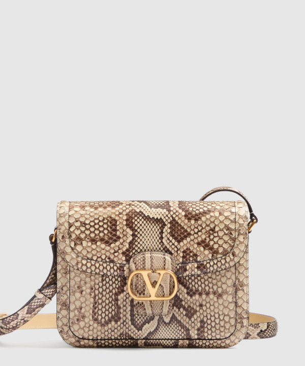 가라바니 나인투파이브 파이톤 숄더백