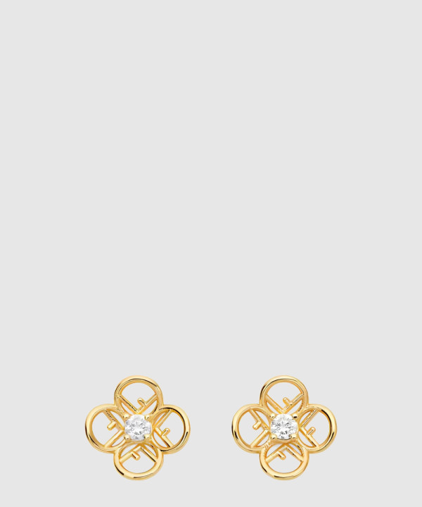 꽃 모양  이어링 8AK546