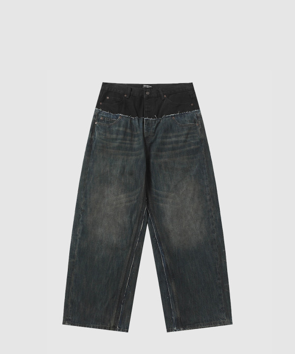 컷 업 배기 팬츠