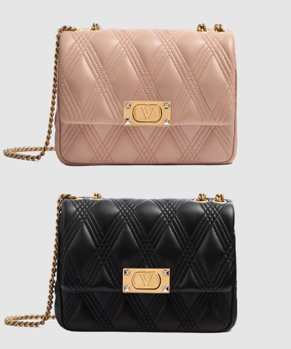 가라바니 퀼티 67 퀼팅 나파 가죽 미디엄 숄더백