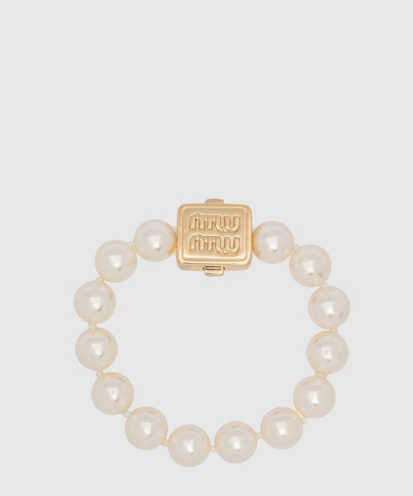 메탈 및 진주 팔찌 5IB614