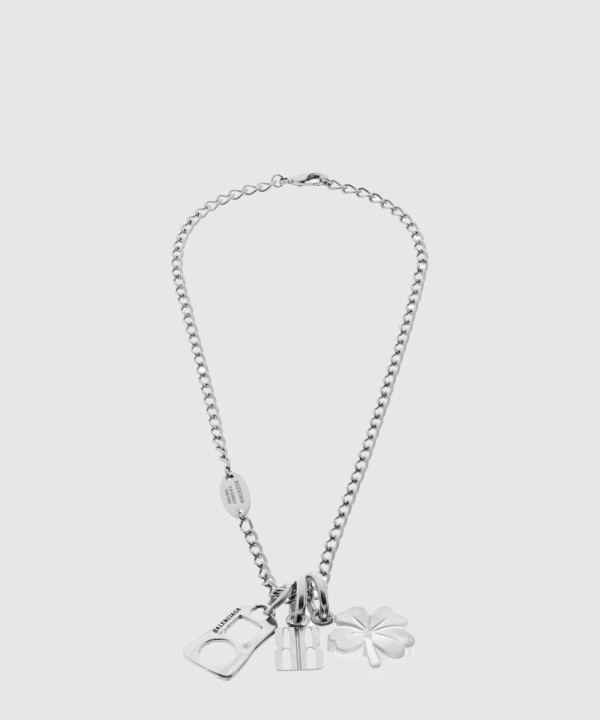 캐러셀 클로버 컬렉터 네크리스 833168