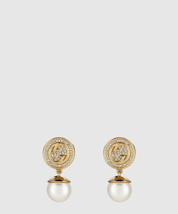 블론디 시리즈 크리스털 진주 귀걸이 815151