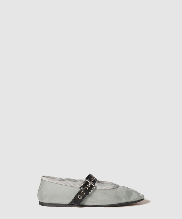 메쉬 패브릭 발레리나 5F373E