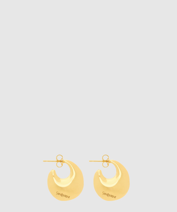 메탈 티어드롭 후프 이어링 823709