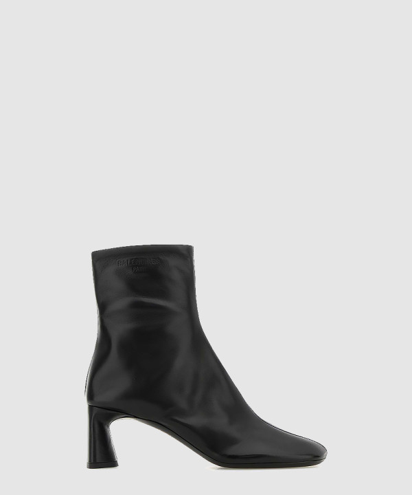 듀티프리 레더 앵클 부츠힐 804517