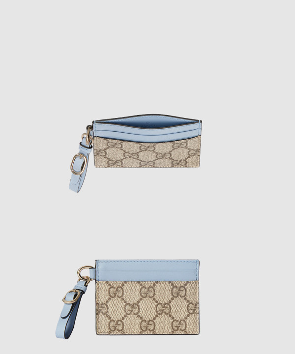 GG 엠블럼 스트랩 카드 케이스 819121