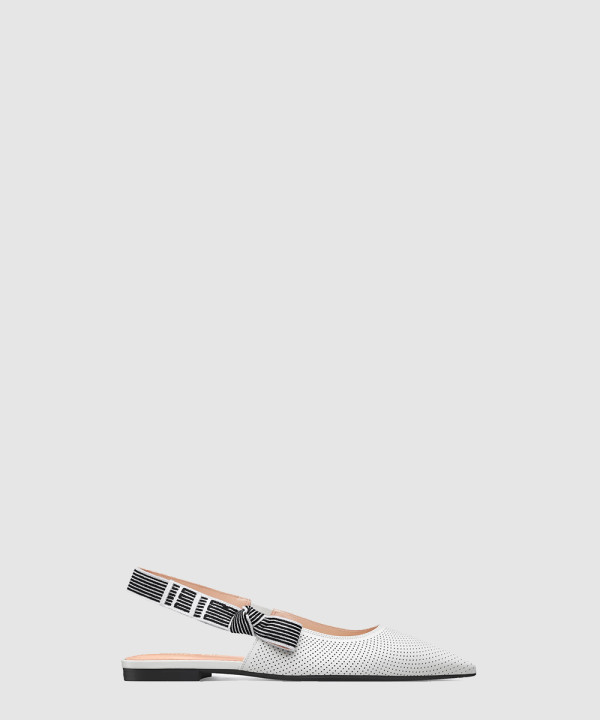 Toujours 슬링백 플랫 슈즈 KDF00