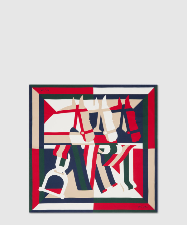 프린트 실크 까레 811167