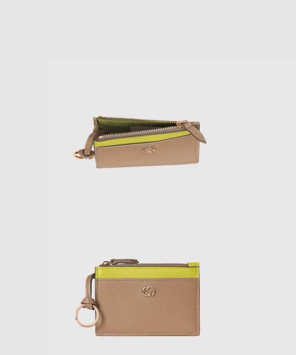 GG 마몽 지퍼 카드 지갑 837966